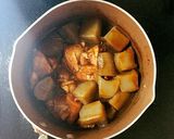 鶏肉とこんにゃくのどて煮♪作り方4写真