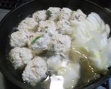 ワンパン♬美酒鍋de鶏団子作り方4写真