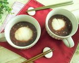 ぜんざいアレンジ！焼きマシュマロぜんざい作り方6写真