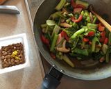 納豆となんでも野菜たっぷり丼作り方1写真