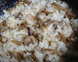 椎茸の出しが効いた✨鶏ごぼうご飯作り方7写真