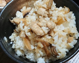 椎茸の出しが効いた✨鶏ごぼうご飯作り方8写真