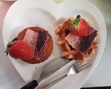 簡単並べてバレンタインデーケーキプレート作り方10写真