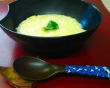 餅入り卵粥作り方6写真