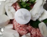 ☆豚挽肉・はんぺん・大葉入り一口焼売☆作り方1写真