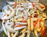 野菜の皮で料亭の味！冬野菜の沢煮椀作り方4写真