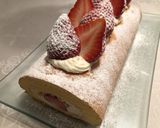 Ｘｍａｓに・・・苺のロールケーキ作り方15写真