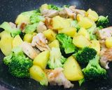 鶏モモ野菜のガーリックチーズ焼き作り方4写真