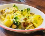 鶏モモ野菜のガーリックチーズ焼き作り方6写真