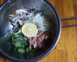 か～んたん、和風ツナサラダパスタ作り方3写真