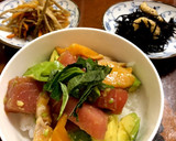 切り落としの刺身とアボカドで 簡単海鮮丼作り方10写真