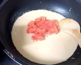 本格簡単たらこクリームパスタ作り方4写真