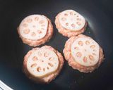大葉香る♪レンコンのはさみ焼き作り方5写真