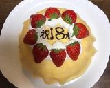 誕生日にいちごのミルクレープ作り方13写真
