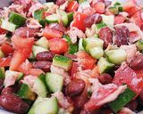 美味❗無農薬金時豆のビーンズツナサラダ☆作り方7写真