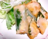 簡単!海老チーズ春巻き作り方4写真