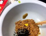 納豆キャベツ 又は 納豆キャベツ豆腐作り方1写真