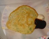 わさび菜のお好み焼き作り方7写真