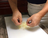 男が惚れる料理･さきいかの和風パスタ♡ﾞ作り方1写真