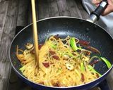 男が惚れる料理･さきいかの和風パスタ♡ﾞ作り方8写真