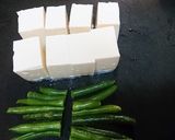 レンチンde簡単【玉子巾着と豆腐の煮物】作り方2写真