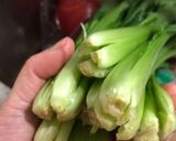 小松菜を冷凍してバキバキしてフライパンへ作り方1写真