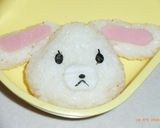 ■キャラ弁♪シュガーバニース（シロウサ）作り方1写真