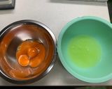 お正月の黒豆で！抹茶シフォン作り方1写真