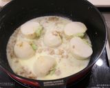 かぶと鶏ひき肉のクリーム煮作り方4写真