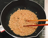 簡単ヘルシー！茄子のひき肉とろみ餡掛け作り方5写真