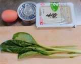 豆腐そぼろとツナ缶とのフワフワ卵スープ作り方1写真