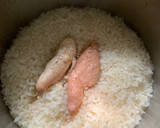 明太子炊き込みご飯(無水鍋QC使用)作り方2写真