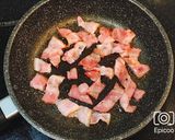 水菜とベーコンとトマトのシーザーサラダ作り方3写真
