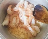 海老と菜の花のトマトクリームパスタ作り方6写真