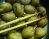 ✿新じゃがと❀牛肉の✿アンチョビ炒め作り方4写真