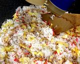 じゃことたくわんのチャーハン作り方6写真