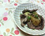 ✿新じゃがと❀牛肉の✿アンチョビ炒め作り方8写真