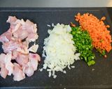 低糖質☆カリフラワーライスのチキンライス作り方1写真