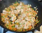 低糖質☆カリフラワーライスのチキンライス作り方3写真