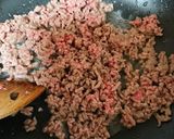 焼き肉のたれで！もやしと合い挽き肉炒め作り方1写真