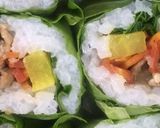 恵方巻き サラダ菜巻き作り方5写真