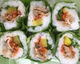 恵方巻き サラダ菜巻き作り方6写真