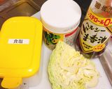 シンプル　キャベツしかない時　炒め作り方1写真