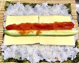 明太子シーチキン太巻き（恵方巻き）作り方4写真