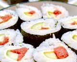 明太子シーチキン太巻き（恵方巻き）作り方6写真