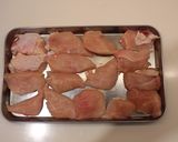 キャベツと鶏むね肉のオイスター炒め作り方1写真