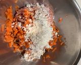 さつまいもと肉団子の照り炒め作り方1写真