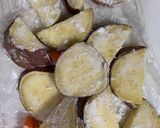 さつまいもと肉団子の照り炒め作り方4写真