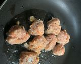 さつまいもと肉団子の照り炒め作り方5写真