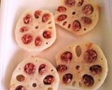 蓮根の肉詰め❗️めんつゆゴマドレかけ❗️作り方2写真